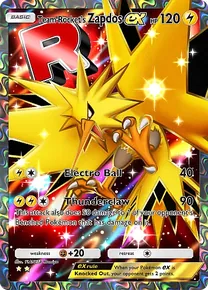 Team Rocket’s Zapdos ex
